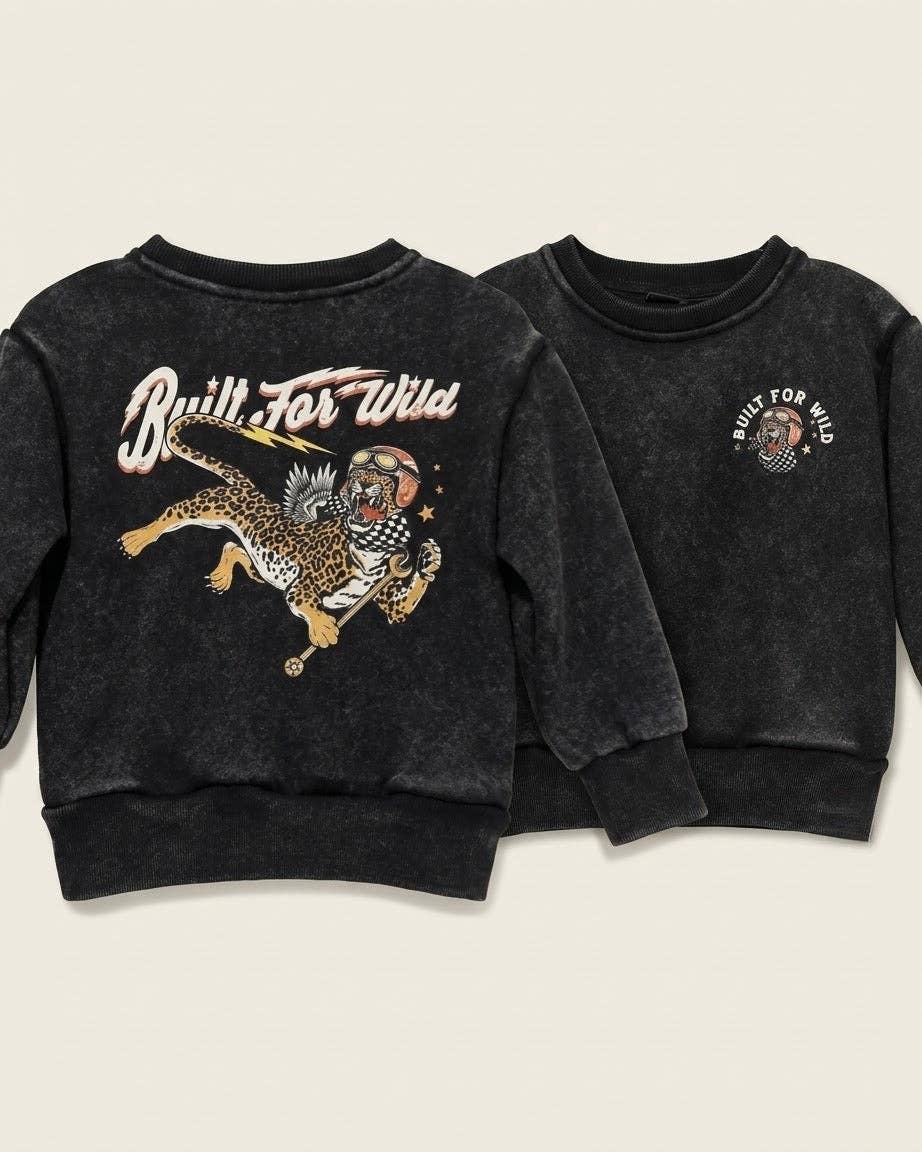 BUILT FOR WILD • VINTAGE WASH • CREWNECK