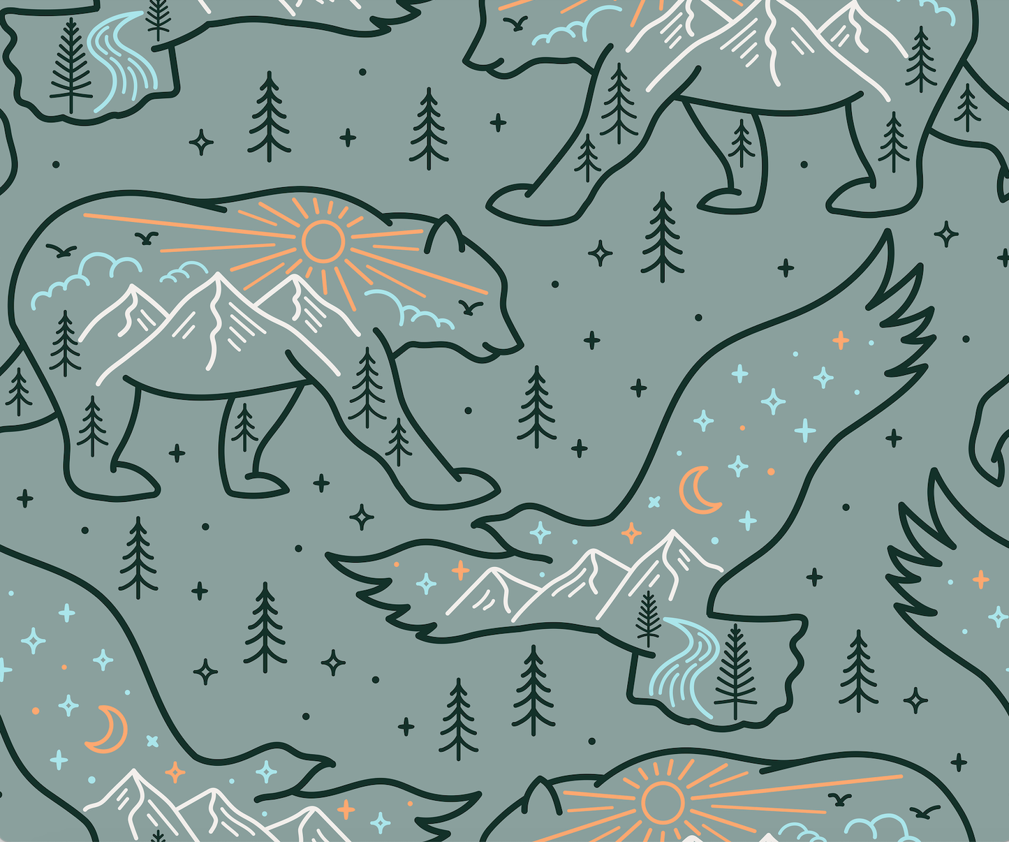 Kids Bamboo Pajamas - Bamboo Clothing- Cosmo Constellation