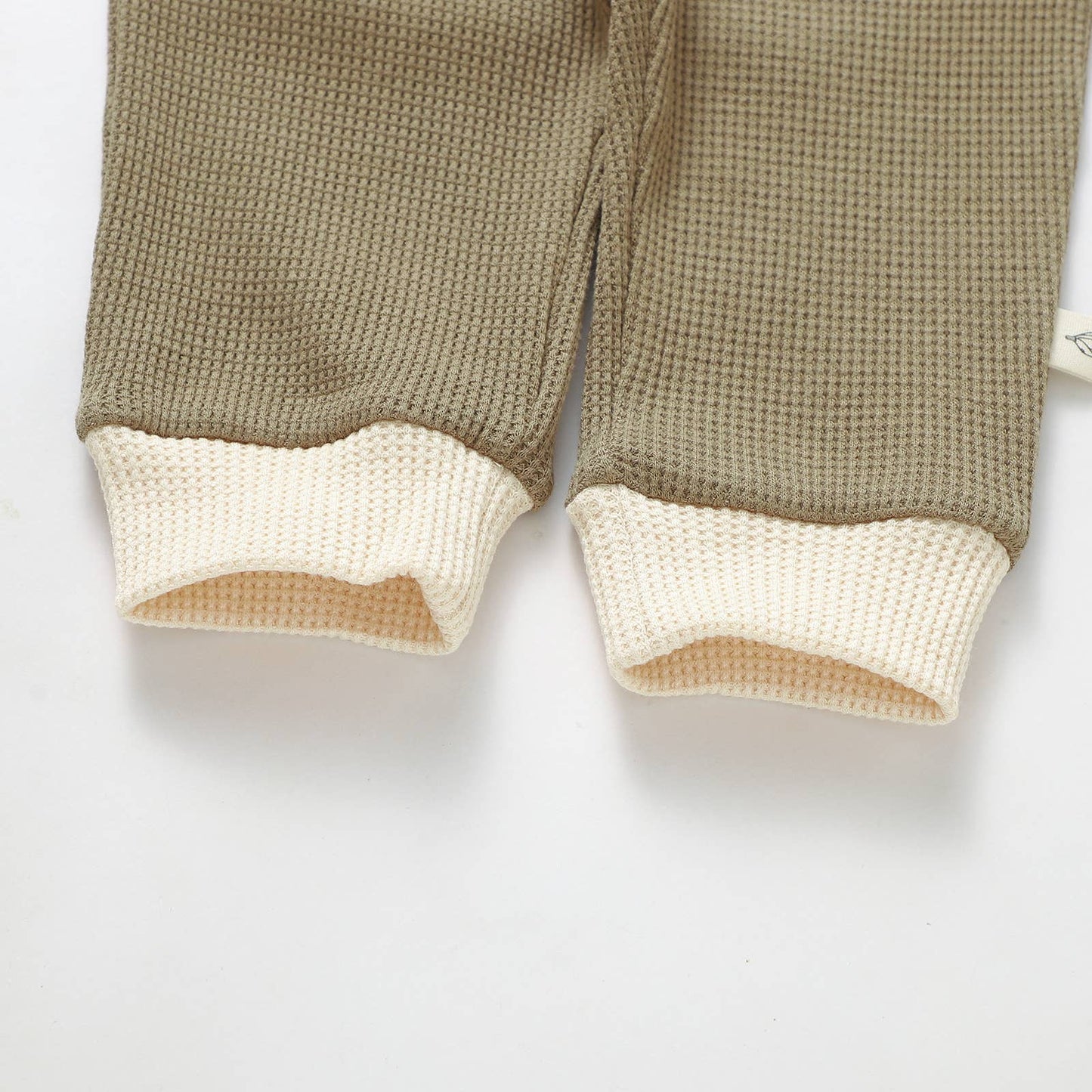 Organic Cotton Cocoa Waffle Set | Gender Neutral Baby Set