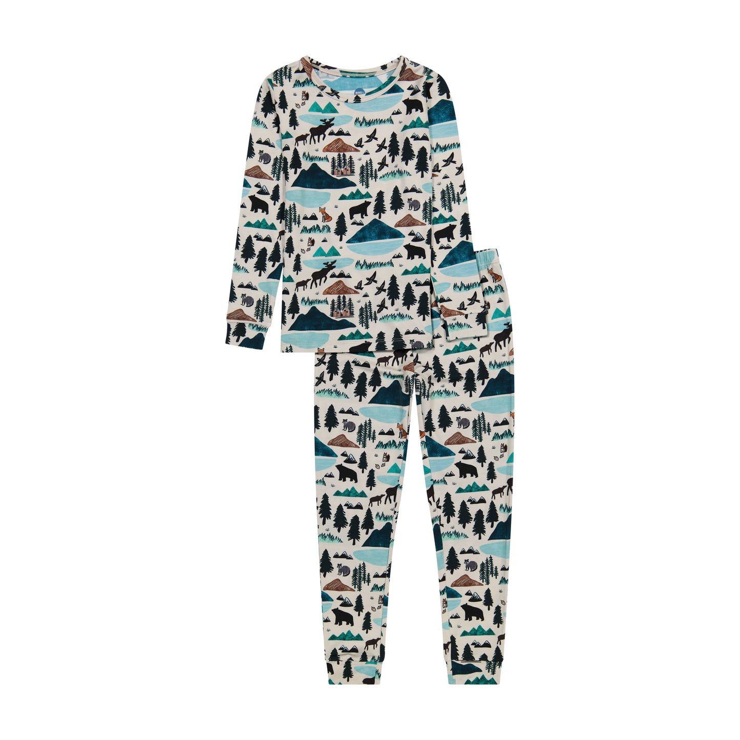 Kids Bamboo Pajamas - Into The Wild Mountain