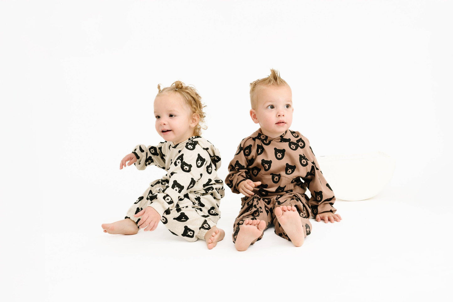 Brown Bear Cargo Hoodie Set