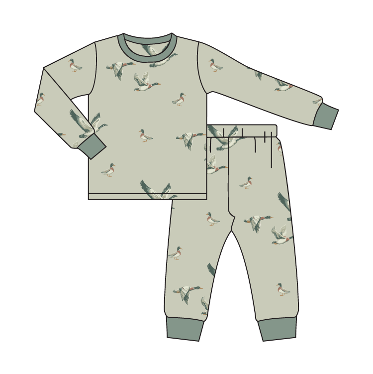 Duck Duck Goose Bamboo Pajamas