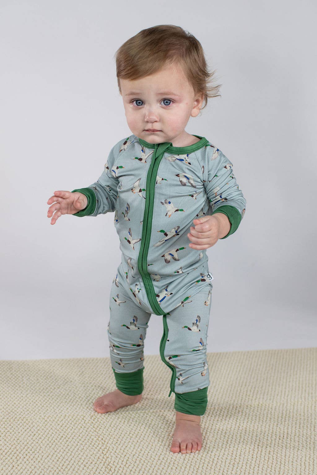 Mallards / Ducks - Convertible Zip PJs