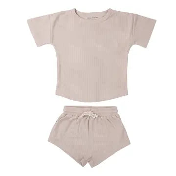 Summer Waffle Toddler Top & Bottom Set