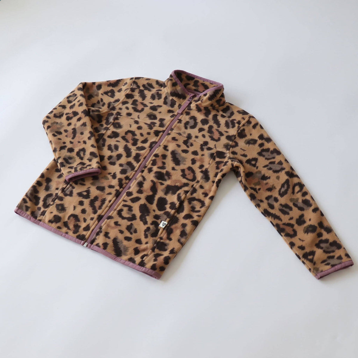 Unisex Trail Microfleece Printed Jacket - Youth Sizing. Checkers and cheetah