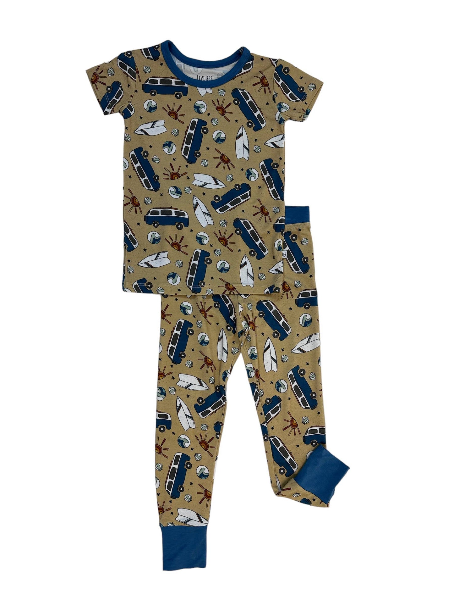 Beach Van 2 Piece Pajama Set