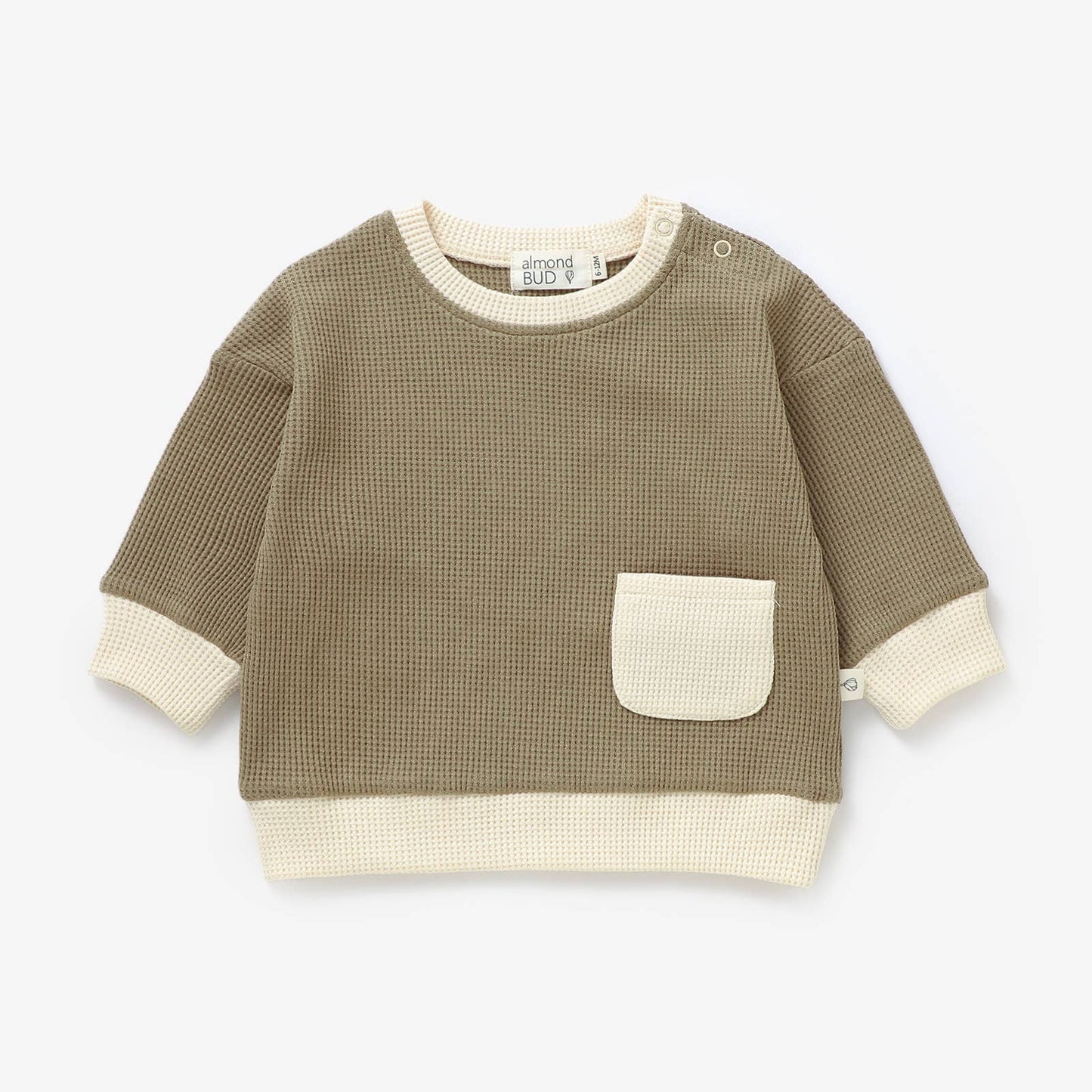 Organic Cotton Cocoa Waffle Set | Gender Neutral Baby Set