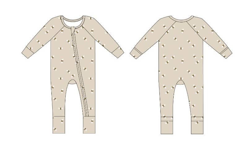 Bumblebee | Bamboo Zipper Pajamas