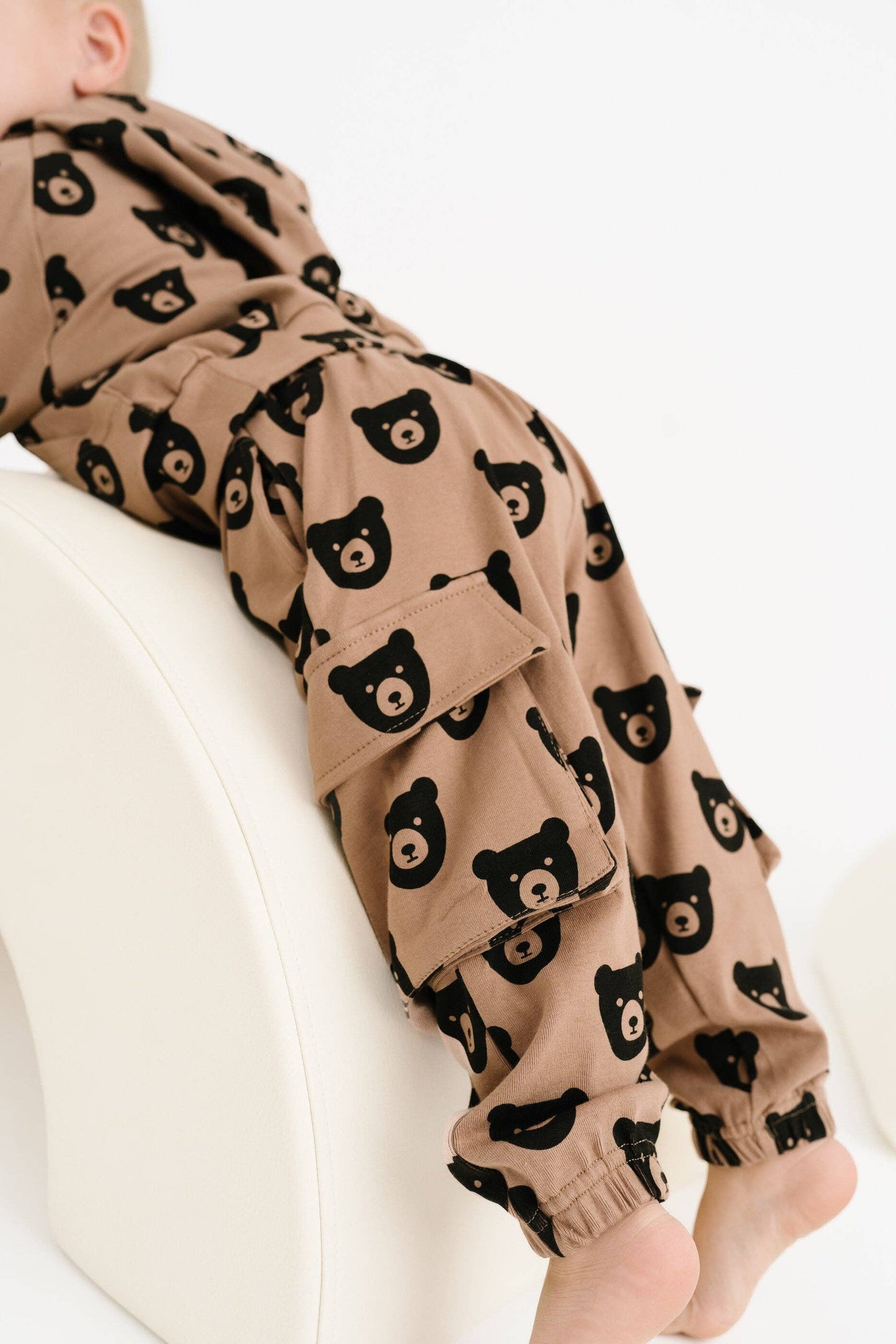 Brown Bear Cargo Hoodie Set