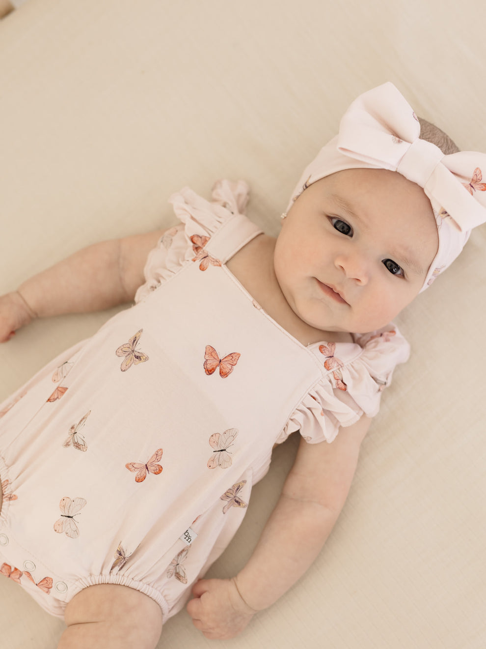 Butterfly | Cross-Back Ruffle Romper