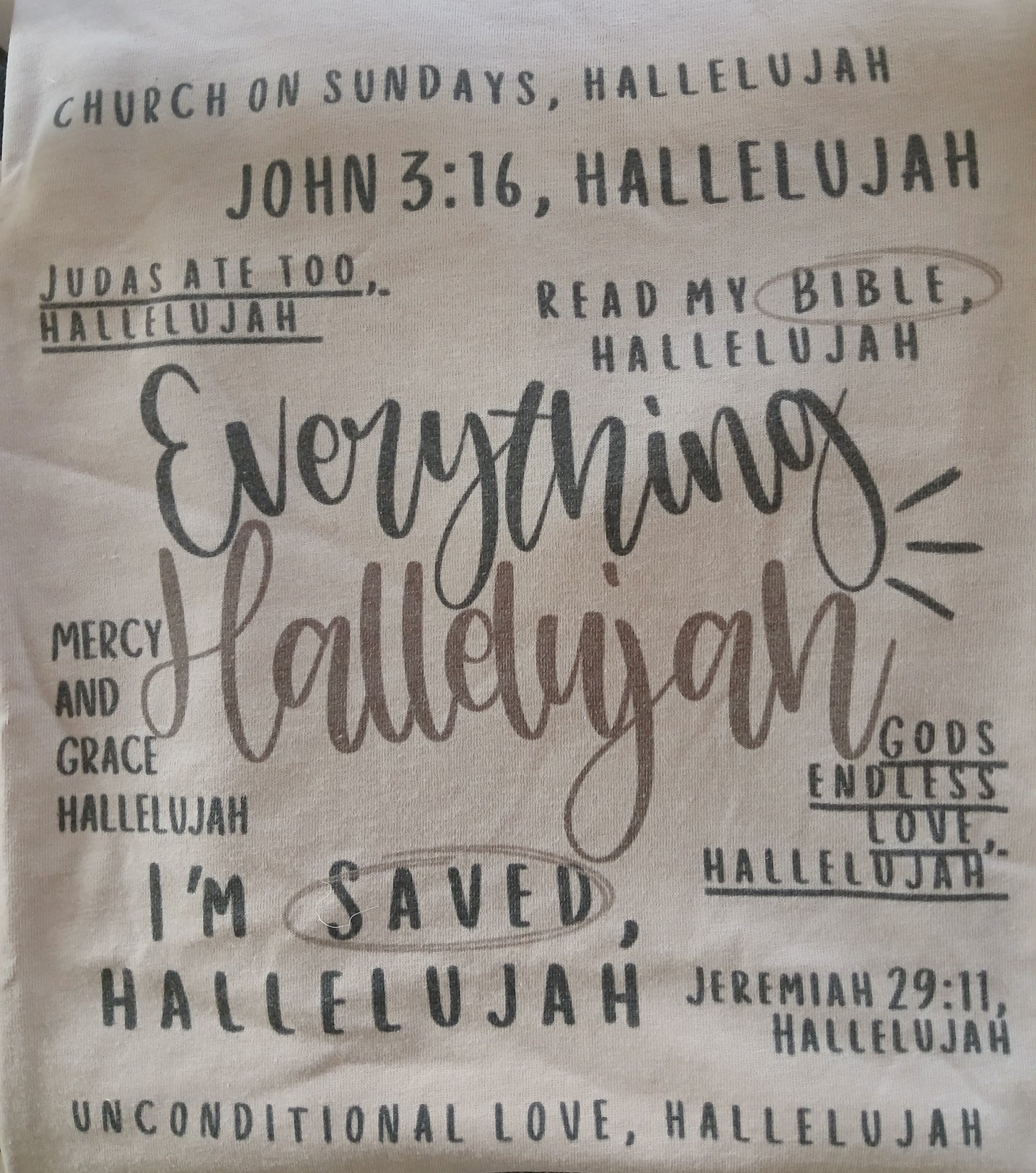 Christian Everything Hallelujah