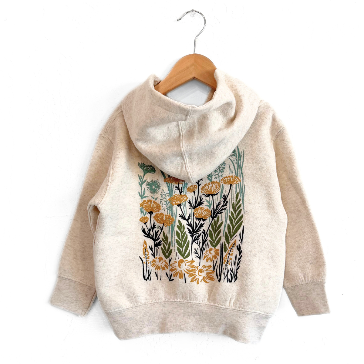 Wild Field Toddler Hoodie - Heather Natural
