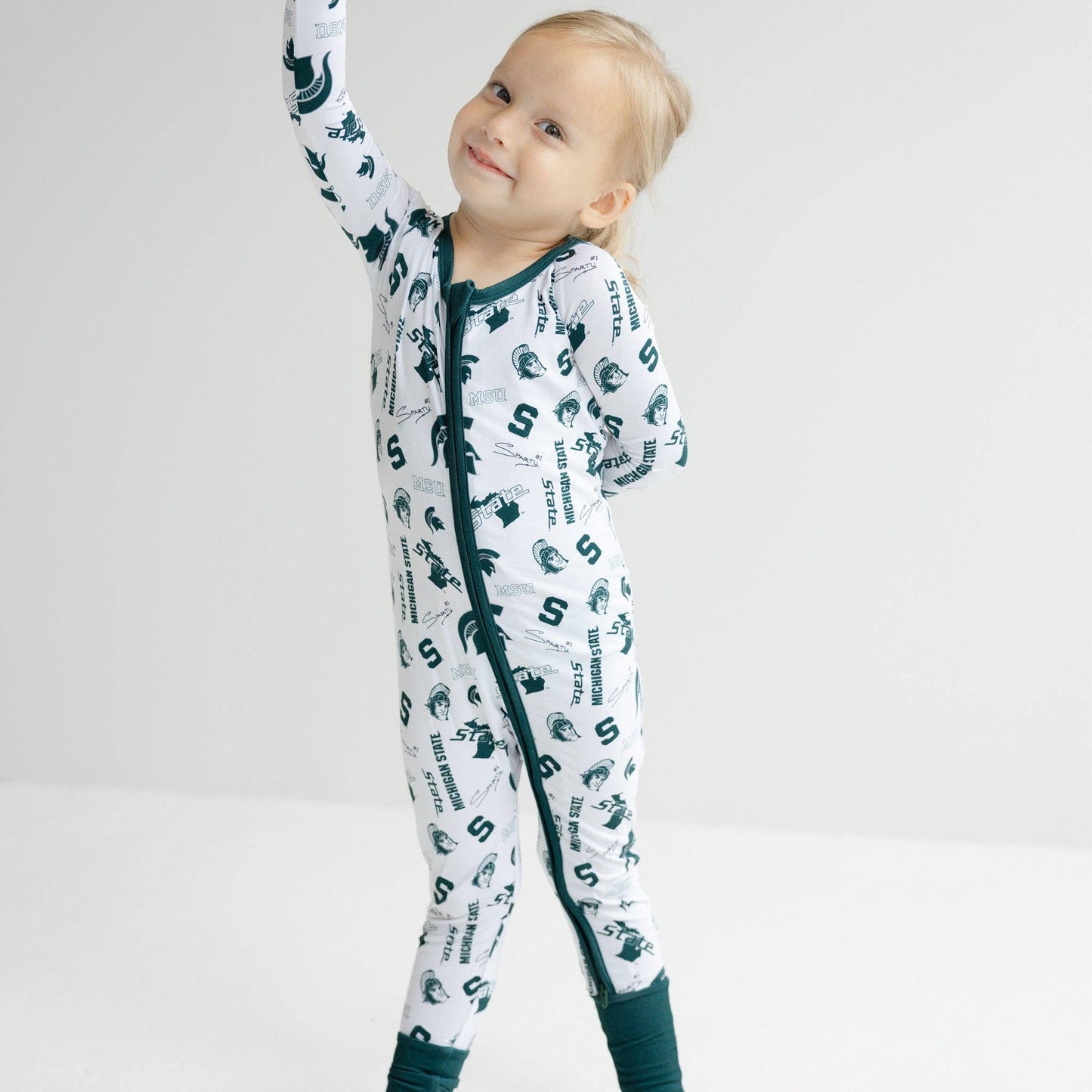 Michigan State Spartans Zippy One-Piece Sleeper