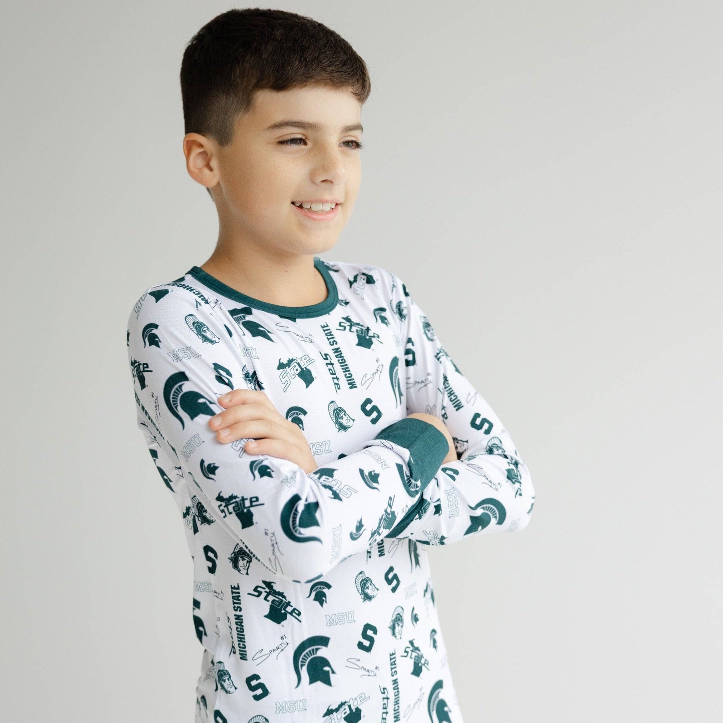 Michigan State Spartans Two-Piece Pajama Set