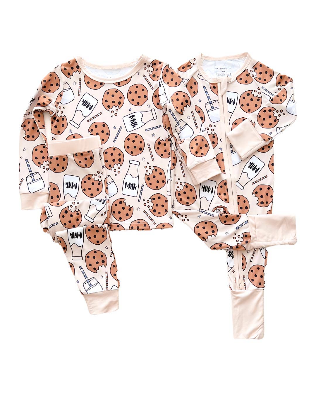 Bamboo Kids' Two Piece Set | Milk & Cookies