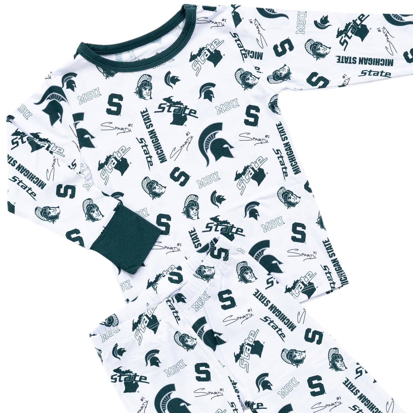Michigan State Spartans Two-Piece Pajama Set