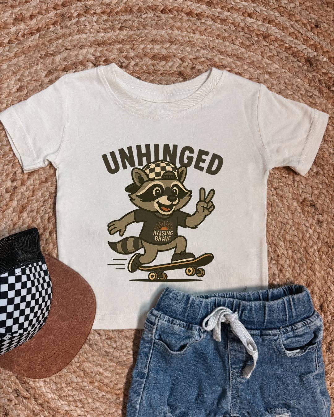Unhinged Raccoon- Baby/Toddler Tee