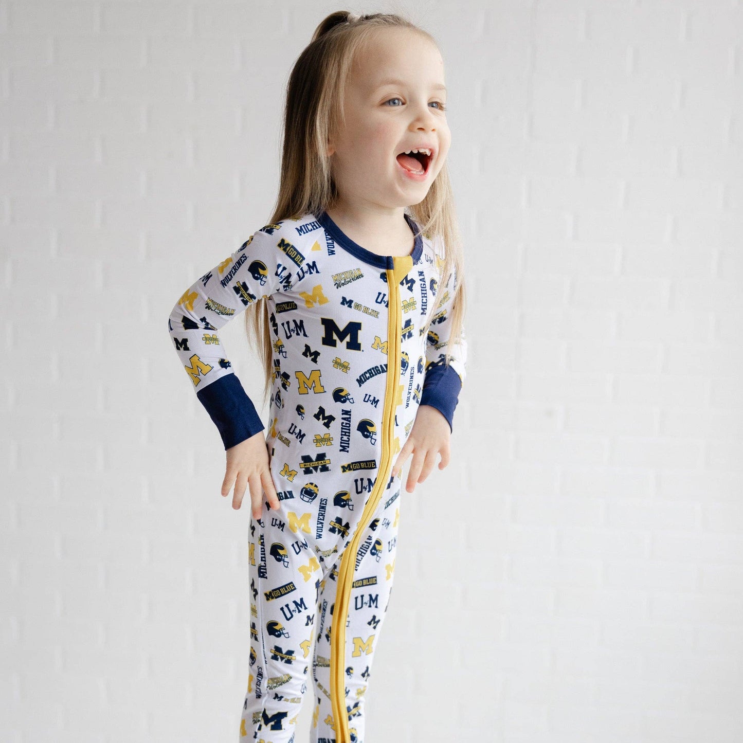 Michigan Wolverines Zippy One-Piece