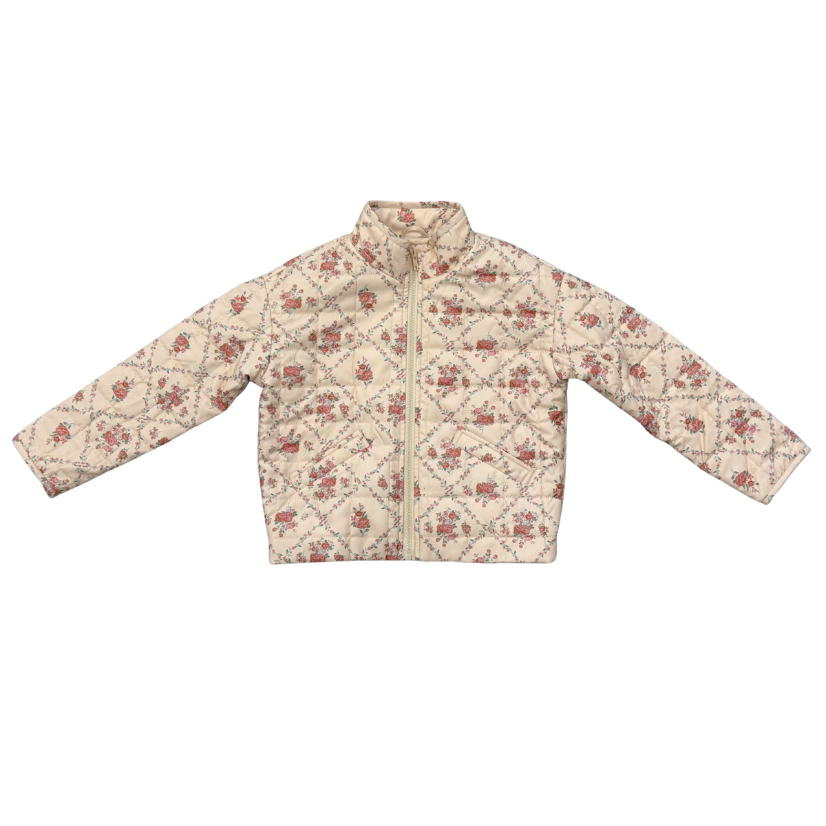 Avery & Alexander Quilted Floral Bomber Jacket