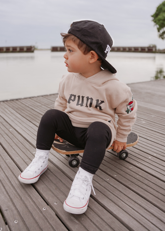 PUNK Hoodie Brown