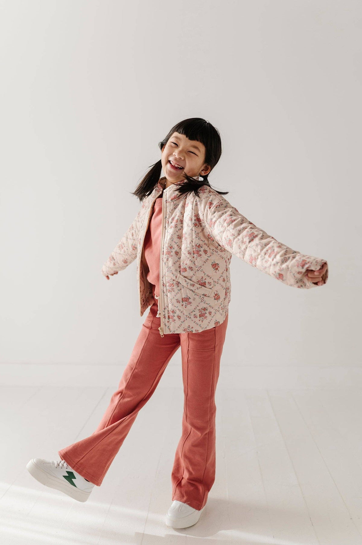Avery & Alexander Quilted Floral Bomber Jacket