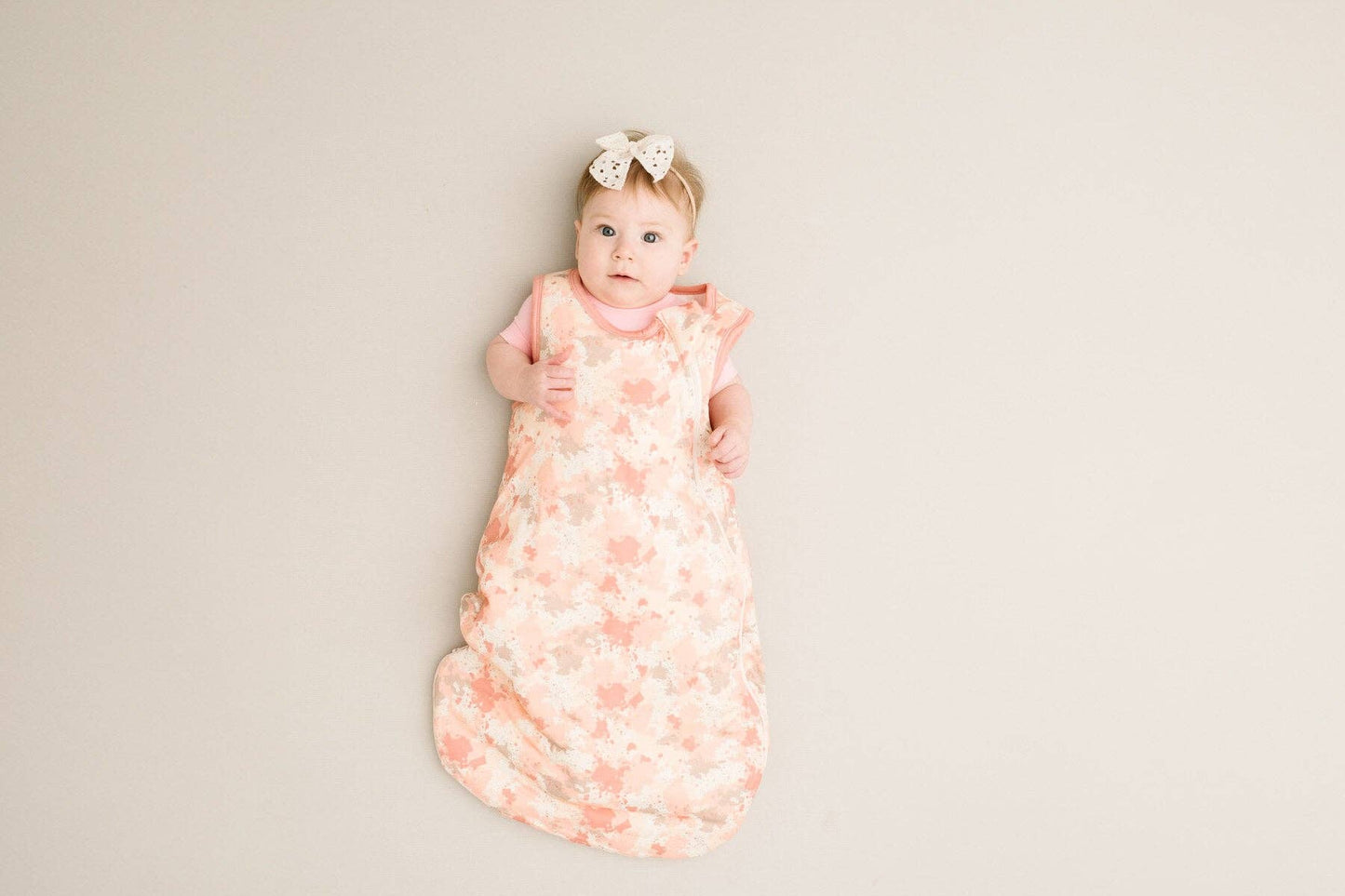 Pink Marbled Bamboo Sleep Bag