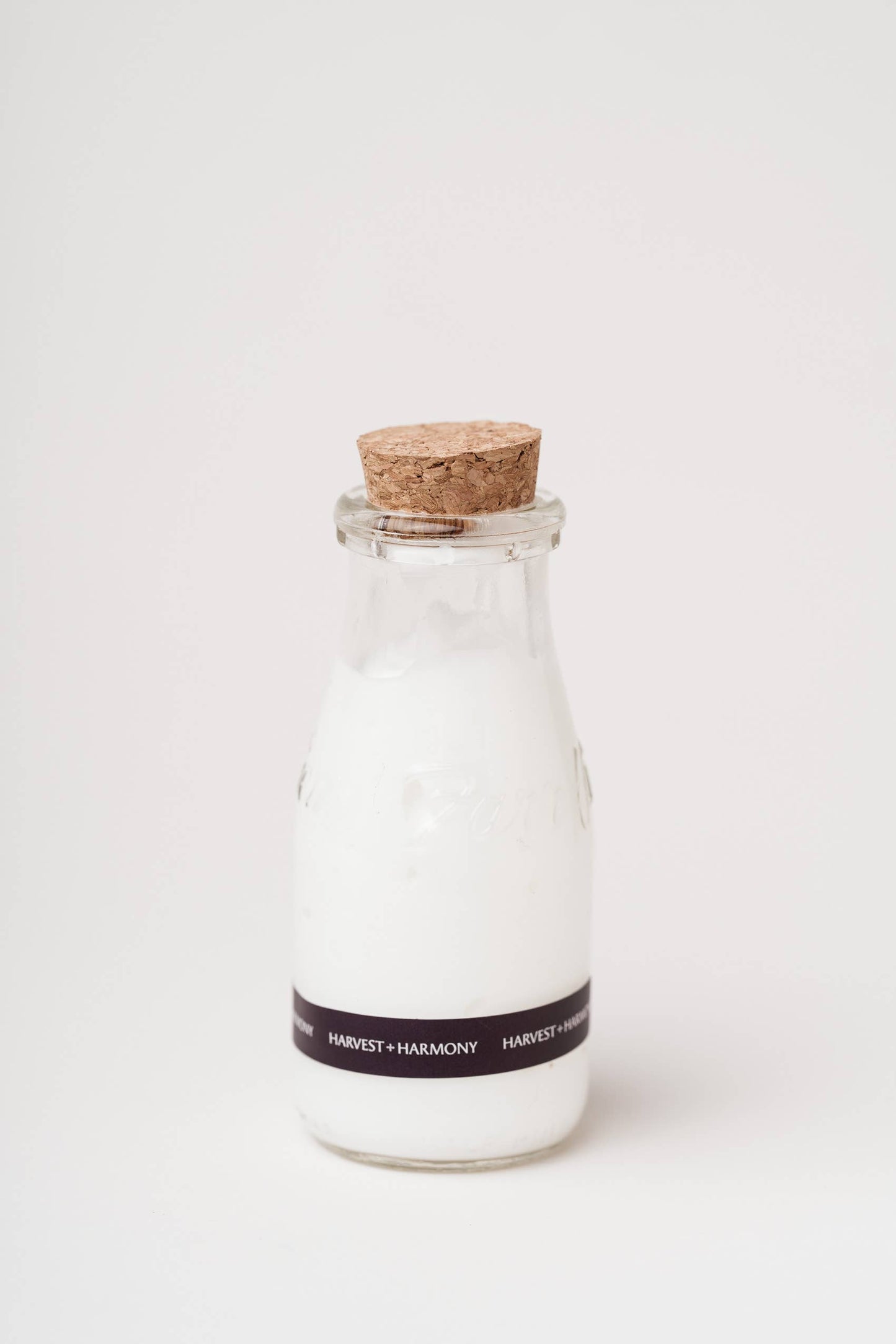 Harvest + Harmony Goat Milk + Honey Lotion, Glass Milk Jug