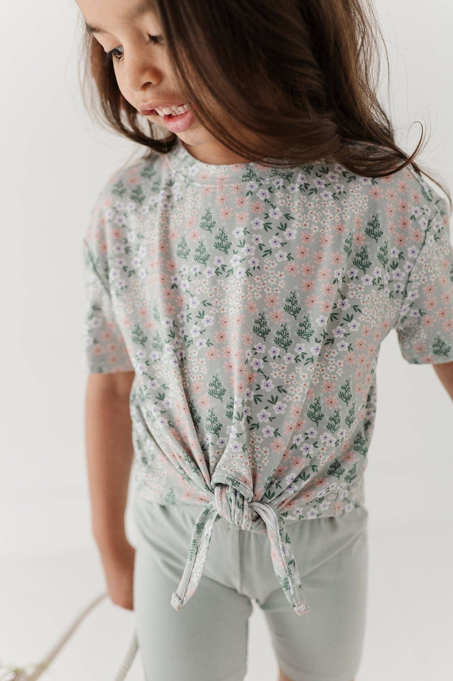 Babysprouts Girl's Tie Front Shirt