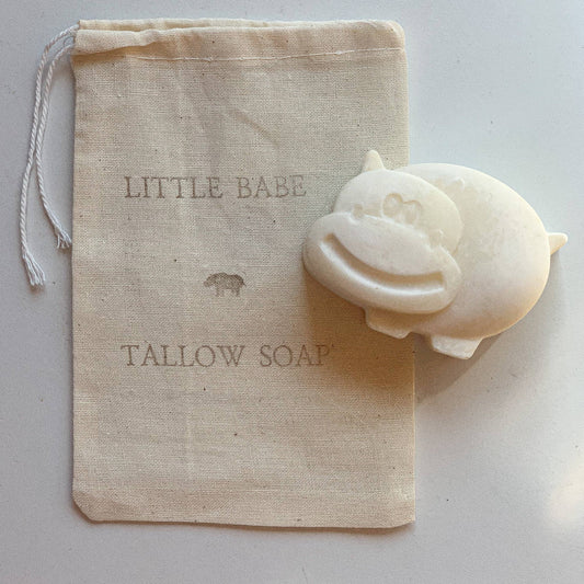 Hippo Tallow Soap | Animal Soap | Kid Soap | Tallow Soap