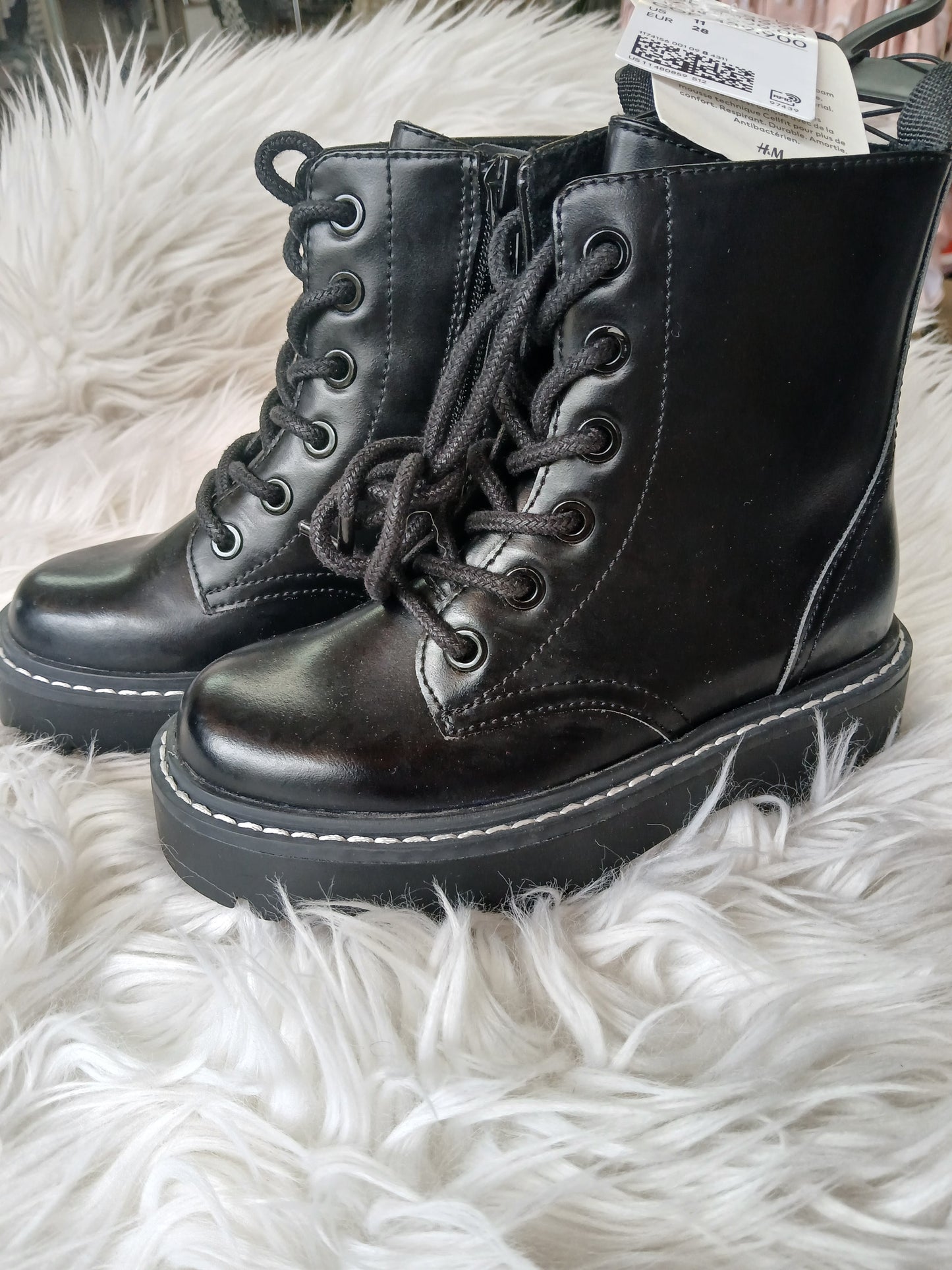 Girls H&M Combat Boots