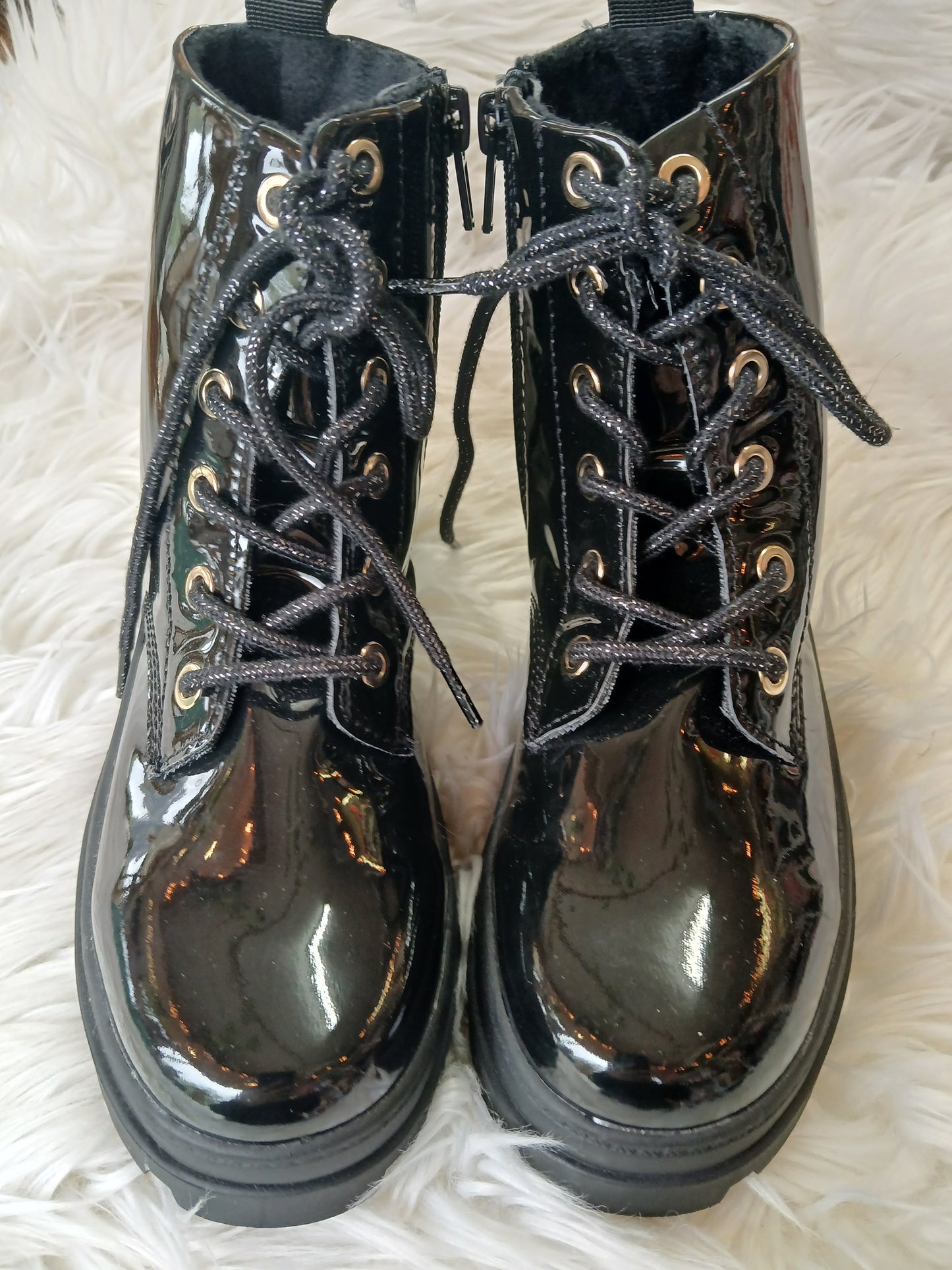 H&M new with tags black combat boots