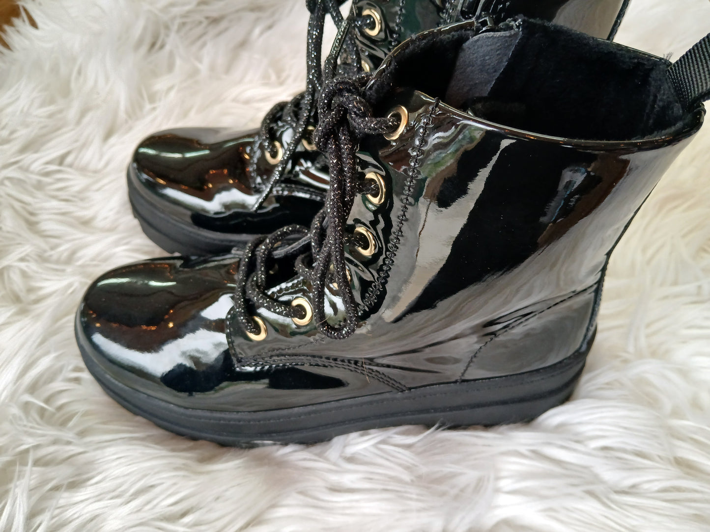 H&M new with tags black combat boots