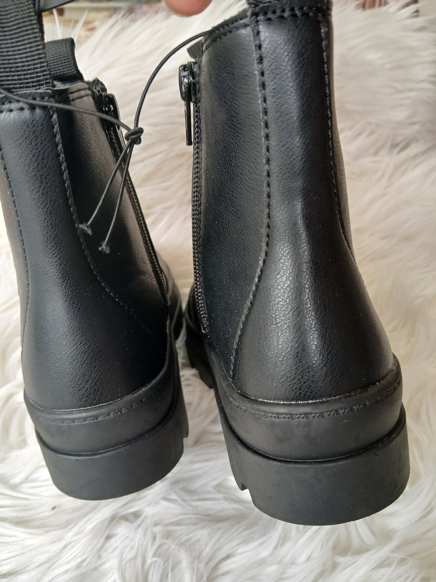 New with tags girls H&M black combat boots