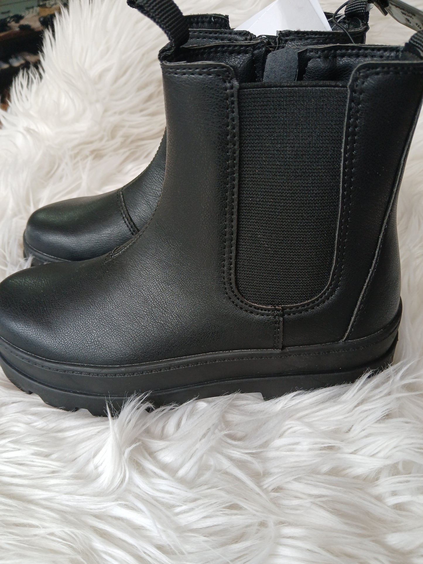 New with tags girls H&M black combat boots