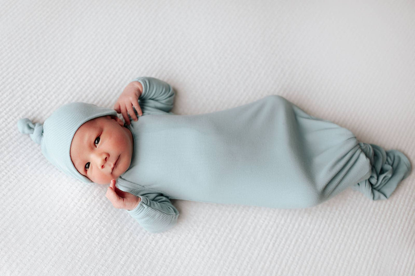 Blue Bird Knotted Gown