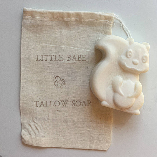 Squirrel Tallow Soap | Animal Soaps | Kid Soap | Tallow Soap