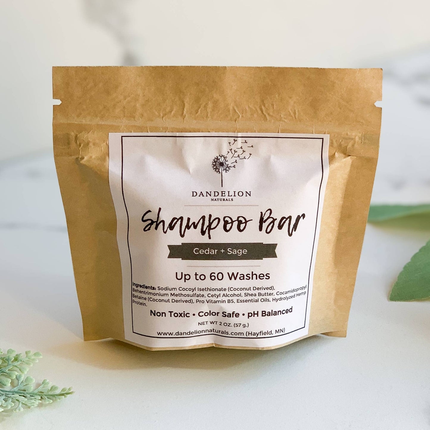 Shampoo Bar | Cedar Sage | Packaged | Solid Shampoo