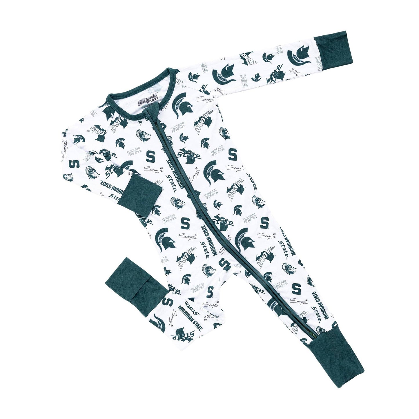 Michigan State Spartans Zippy One-Piece Sleeper