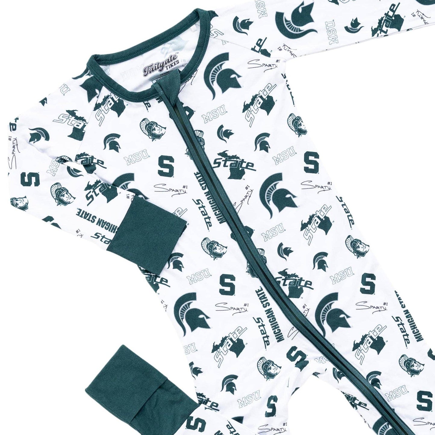 Michigan State Spartans Zippy One-Piece Sleeper