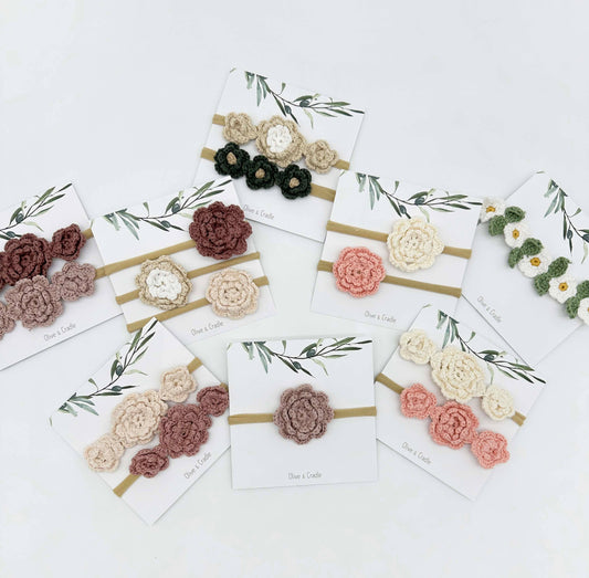 Crochet Flower Headband