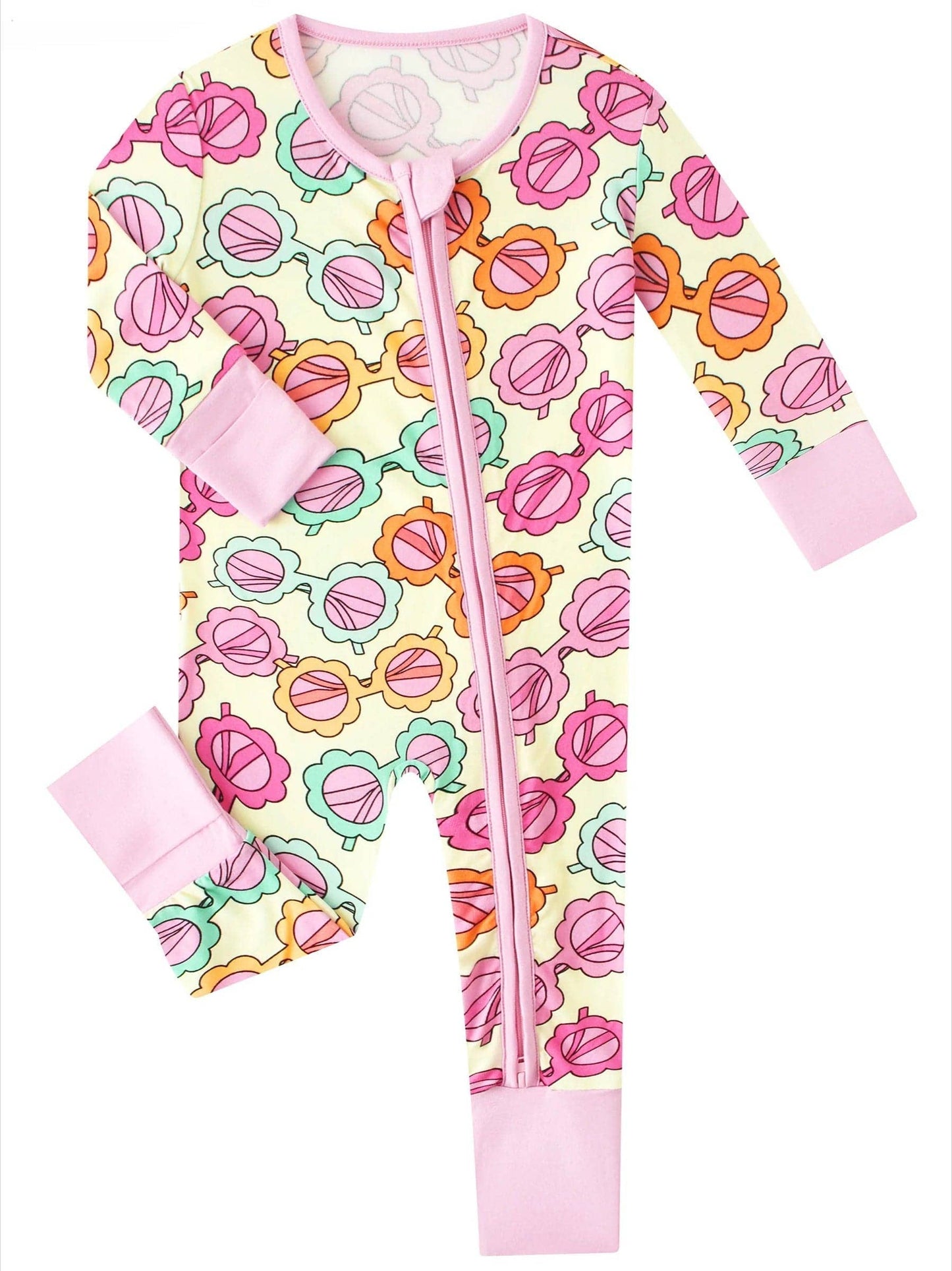 Sassy Shades Bamboo Baby Convertible Zippy Romper
