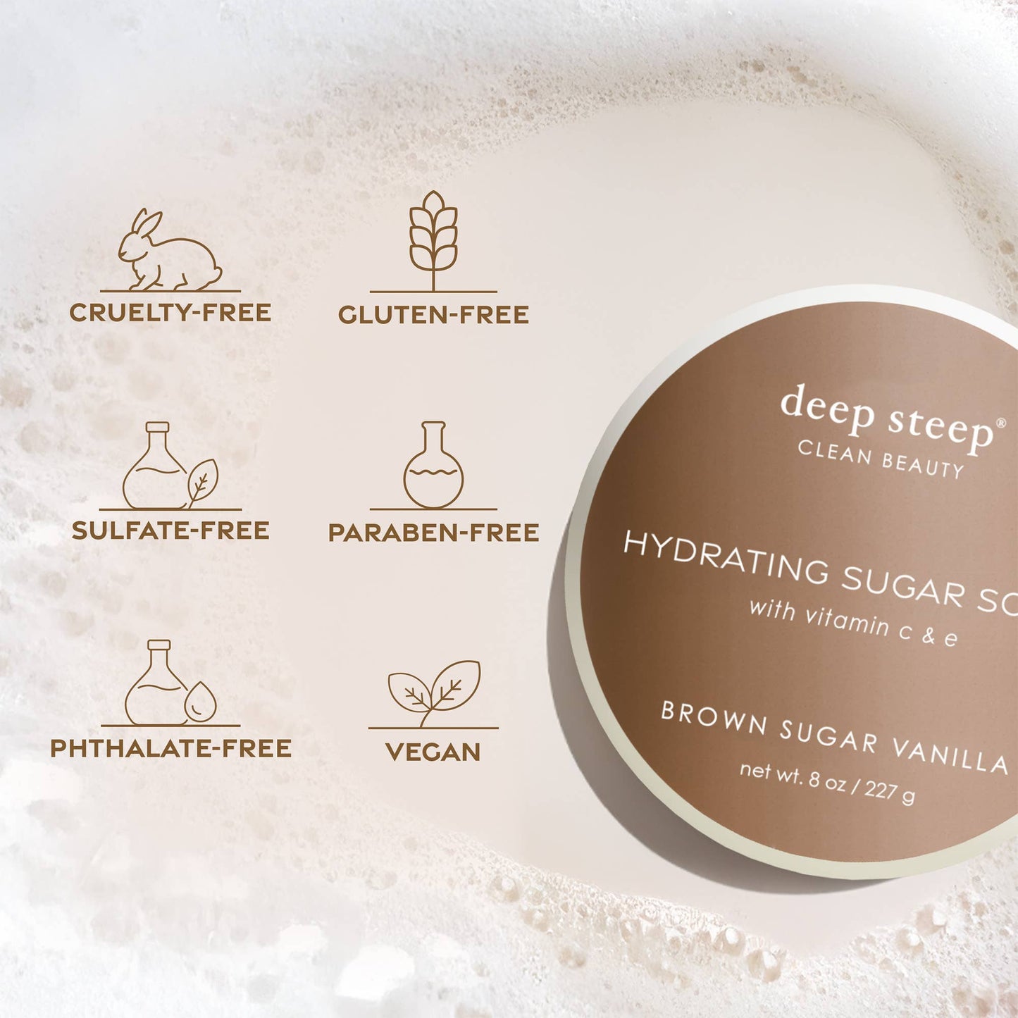 Pure Coconut Exfoliating and Smoothing Sugar Scrub 8oz