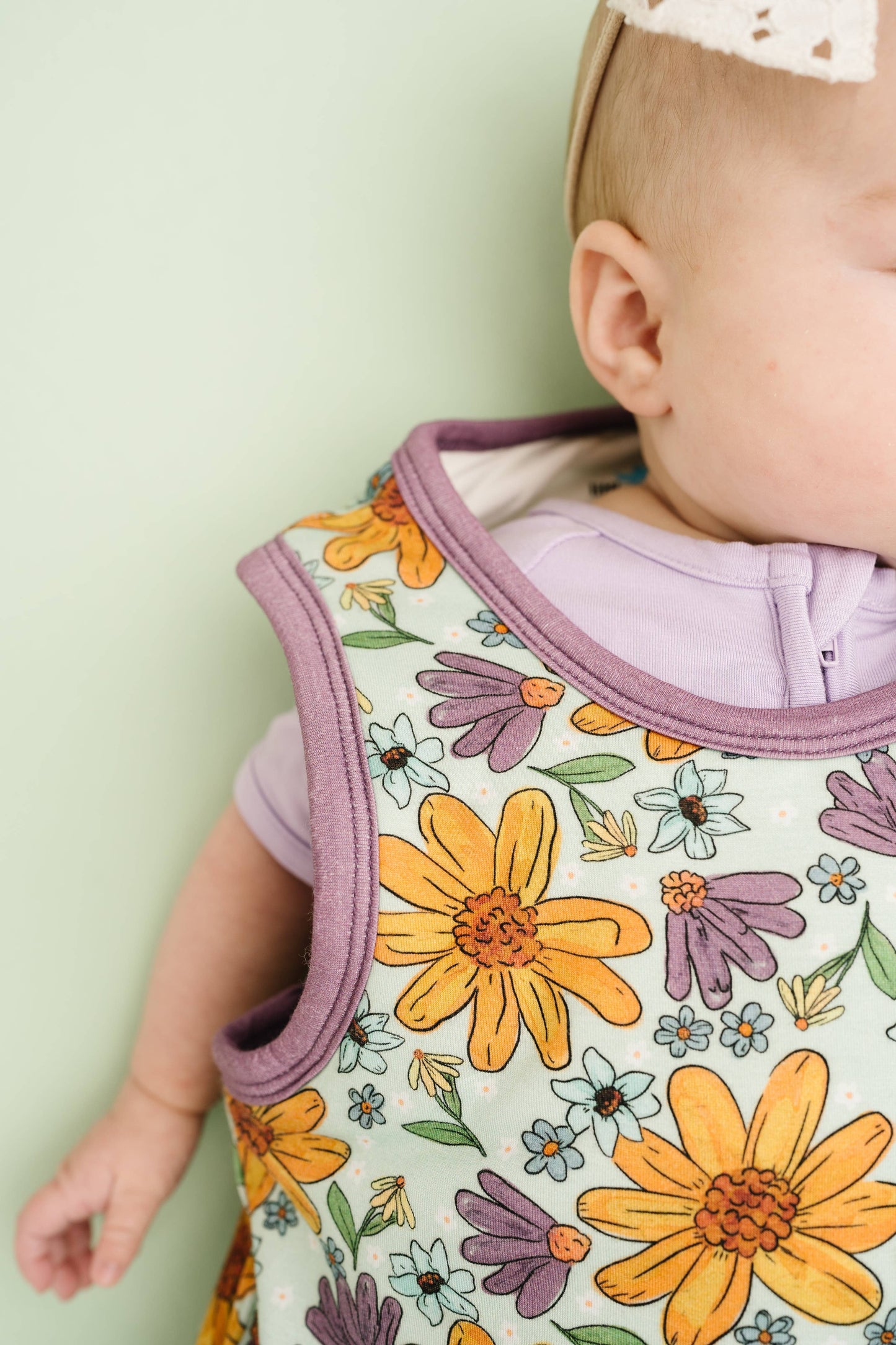 Laura Mae Floral Bamboo Sleep Bag