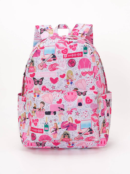 TAYLOR SWIFT Pink Kids Girls Music Tour Backpack