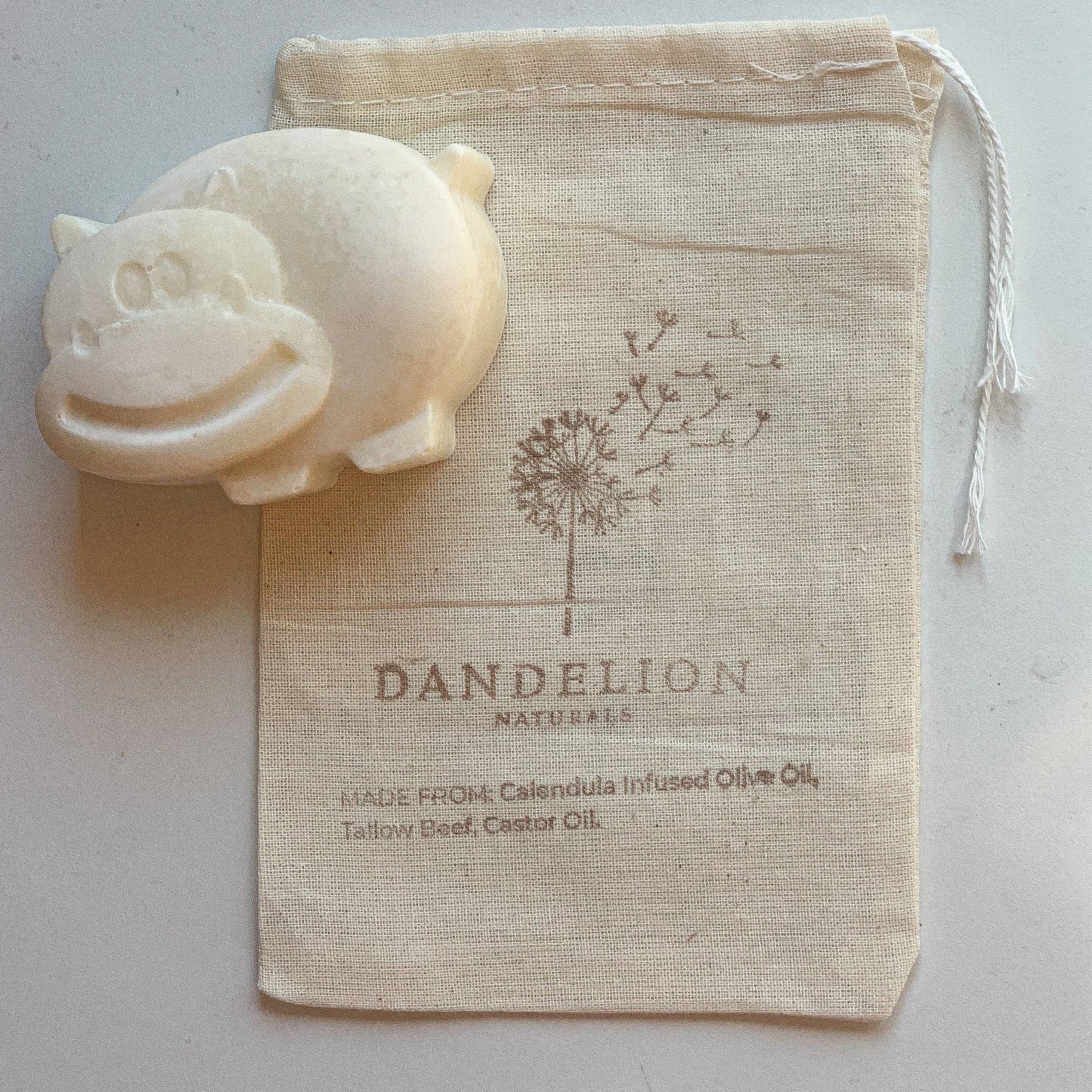 Hippo Tallow Soap | Animal Soap | Kid Soap | Tallow Soap