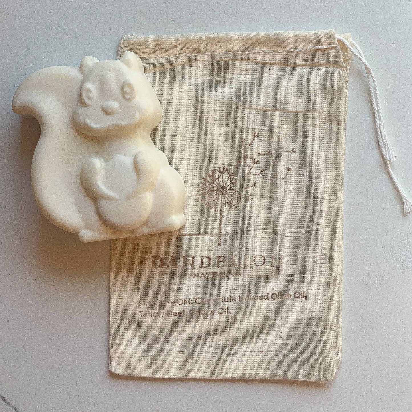 Squirrel Tallow Soap | Animal Soaps | Kid Soap | Tallow Soap