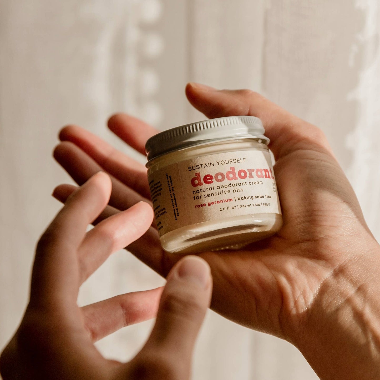 Rose Geranium Deodorant Cream