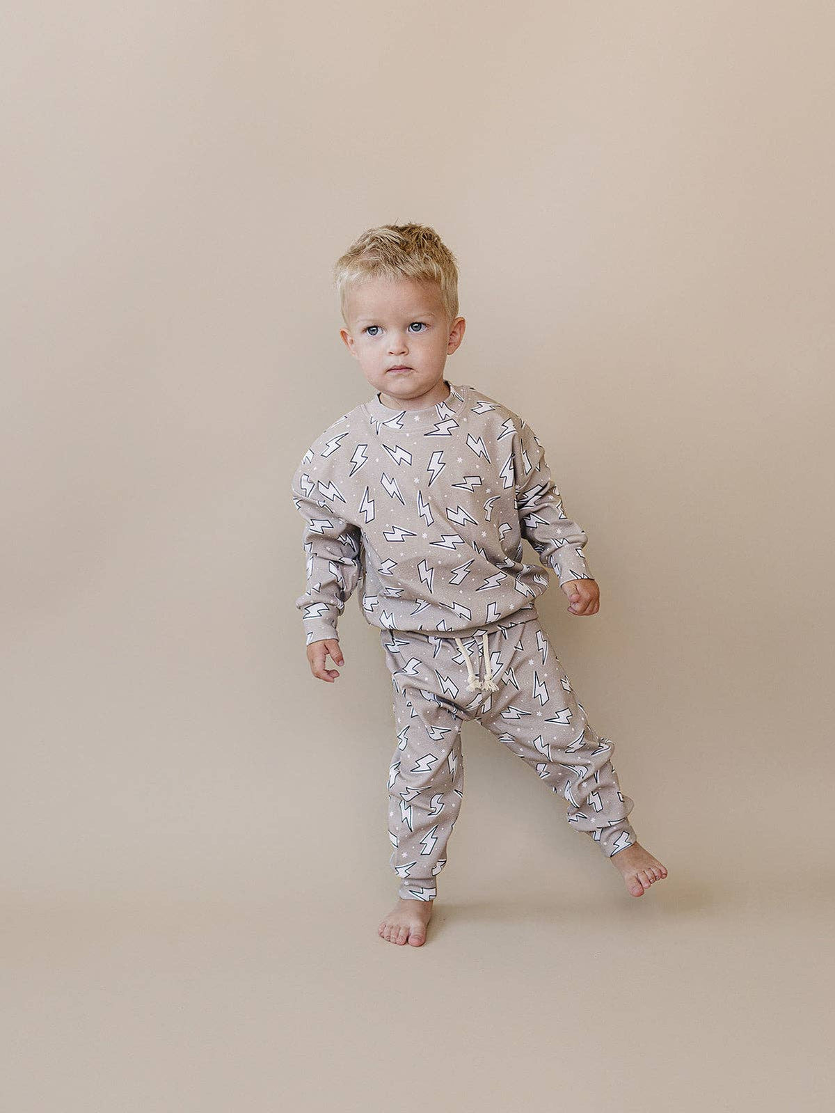 Jogger Set | Latte Bolts