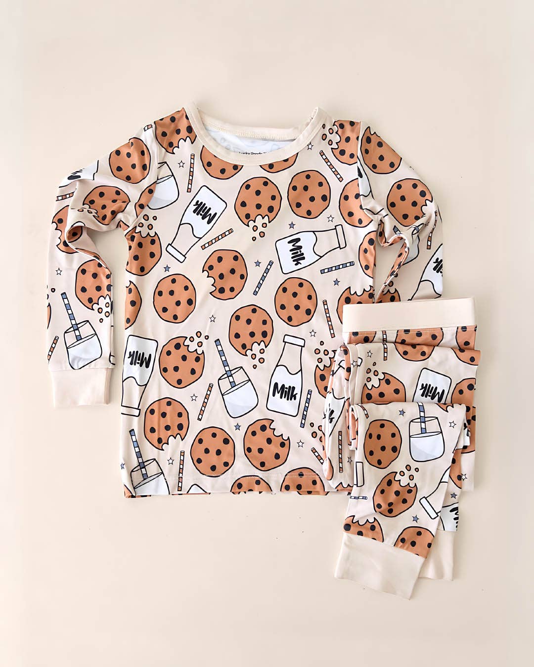 Bamboo Kids' Two Piece Set | Milk & Cookies