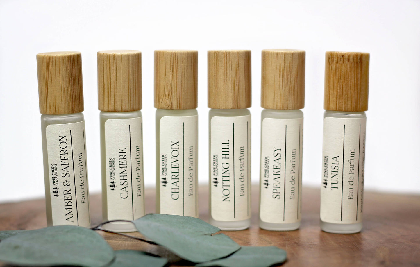 Perfume Roller with Bamboo Lid